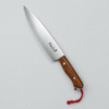 AdhaKen AK23B Camping Knife with File Steel Blade and Sheesham Wood Handle for Outdoor Camping and Survival