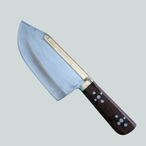 AdhaKen AK-82 professional skinner knife with 15 cm spring steel blade for butcher and meat processing