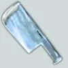 AdhaKen AK75J extra heavy wide blade butcher knife for meat cutting