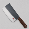 AdhaKen AK91B chicken cutting knife 740 gram C80 steel butcher knife with Sheesham wood handle