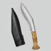 AdhaKen AK103 Agricultural Kukri Knife 375g with 23cm spring material blade and wooden handle for farming and outdoor cutting tasks