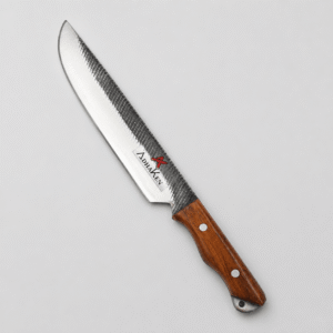 AdhaKen AK-23A Camping Knife with File Steel Blade and Sheesham Wood Handle for Camping, Bushcraft, and Outdoor Adventures