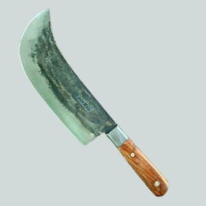 AdhaKen AK106 Kashmiri Butcher Knife 850–950g High Carbon Steel Heavy Meat Cutting Knife with Sheesham Wood Handle