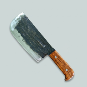AdhaKen AK108 Butcher Knife 850–900g High Carbon Steel Heavy Meat and Chicken Cutting Knife with Sheesham Wood Handle