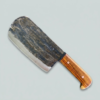 AdhaKen AK109 Butcher Knife 900g High Carbon Steel Heavy Meat and Chicken Cutting Knife with Sheesham Wood Handle