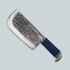 AdhaKen AK112 Butcher Knife 850–900g High Carbon Steel Heavy Meat and Chicken Cutting Knife with Plastic Rope Wrapped Steel Handle