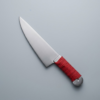 AdhaKen AK114 Butcher Skinner Knife 100g High Carbon Steel Skinning Knife with Plastic Rope Wrapped Aluminum Handle